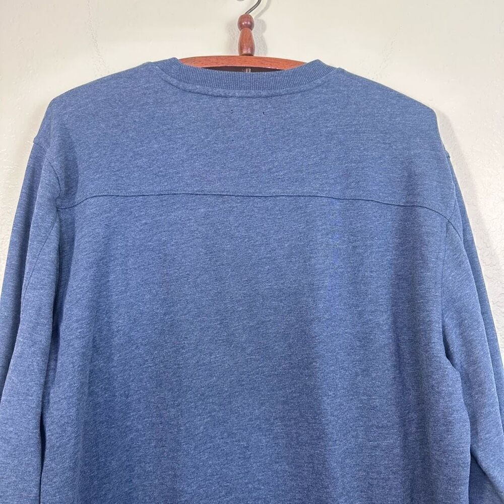 PrAna Patch Pullover Crew in Prana Denim Heather Size L - Picture 11 of 12